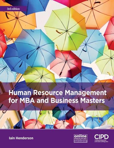 Human Resource Management for MBA and Business Masters