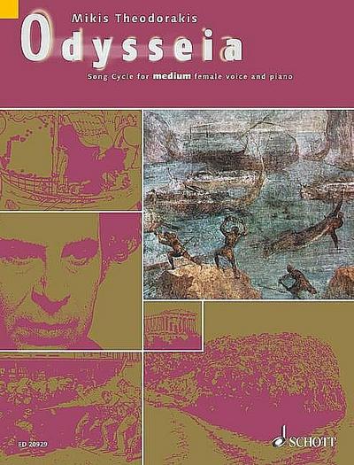 Odysseia : for medium female voice  and piano  Partitur griechisch