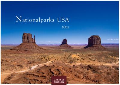 Nationalparks USA Kalender 2026 - Wandkalender | Fotokalender Nordamerika 35x50cm - Beeindruckende Landschaften & Wildnis auf 12 Monatsblättern, dekorativ & inspirierend
