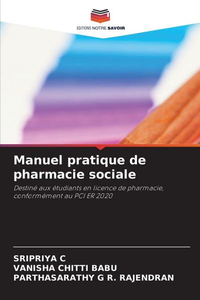 Manuel pratique de pharmacie sociale