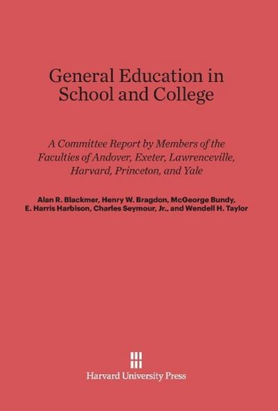 General Education in School and College