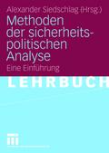 Methoden der sicherheitspolitischen Analyse