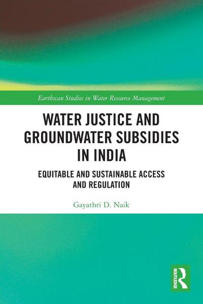 Water Justice and Groundwater Subsidies in India