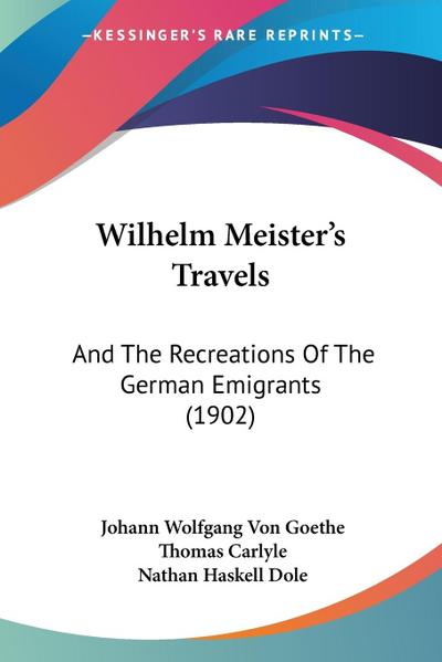 Wilhelm Meister’s Travels