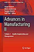 Advances in Manufacturing II