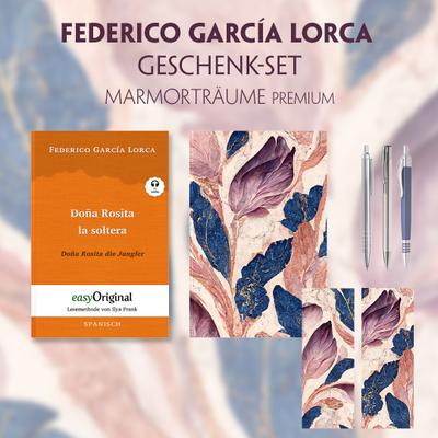 Doña Rosita la soltera Geschenkset (Buch mit Audio-Online) + Marmorträume Premium