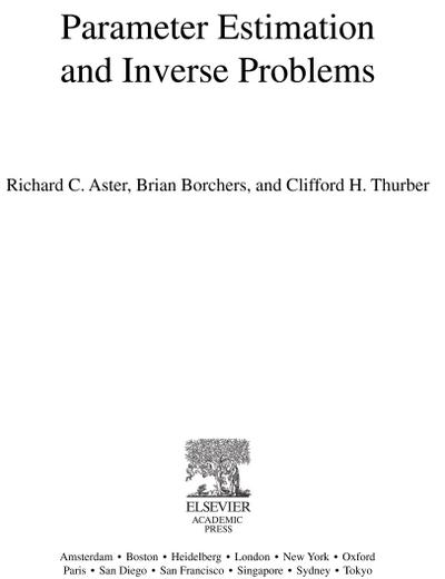 Parameter Estimation and Inverse Problems