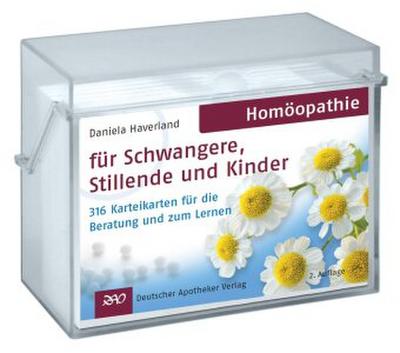 Homöopathie für Schwangere, Stillende und Kinder, Karteikarten