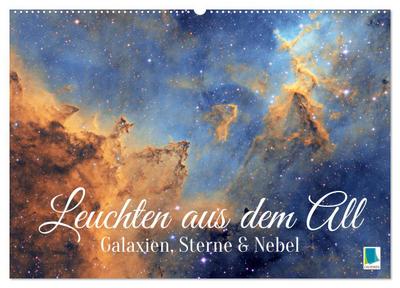 Galaxien, Sterne und Nebel: Leuchten aus dem All (Wandkalender 2026 DIN A2 quer), CALVENDO Monatskalender