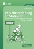 Verkehrserziehung an Stationen 3/4: Übungsmaterial mit dem Schwerpunkt Radfahrausbildung in den Klassen 3 und 4 (Stationentraining Grundschule Sachunter.)