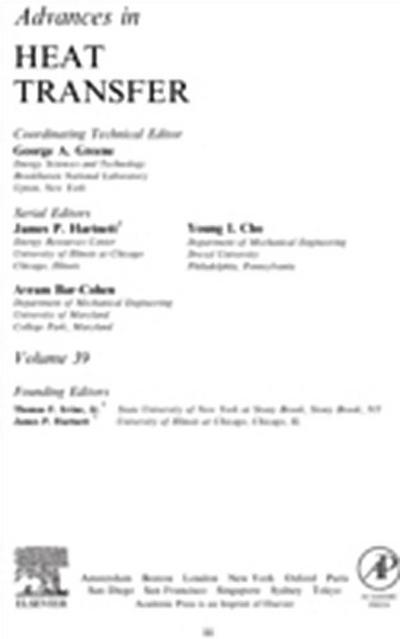 Advances in Heat Transfer