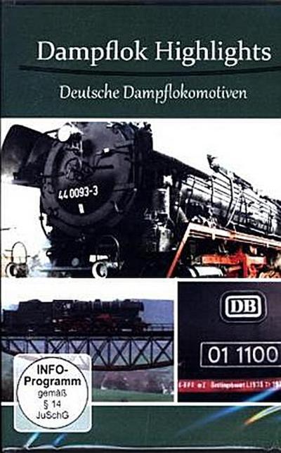 Dampflok Highlights - Deutsche Dampflokomotiven, 1 DVD