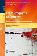 From Programs to Systems - The Systems Perspective