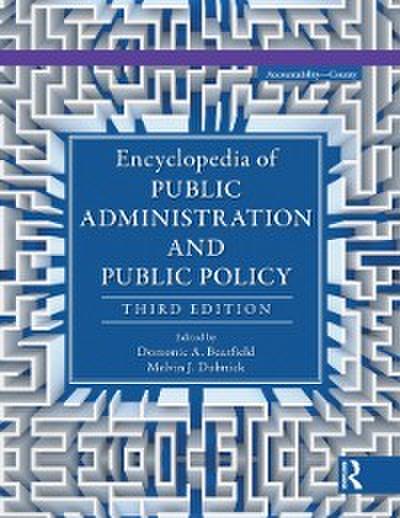 Encyclopedia of Public Administration and Public Policy - 5 Volume Set
