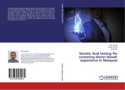 Nucleic Acid testing for screening donor blood: experience in Malaysia