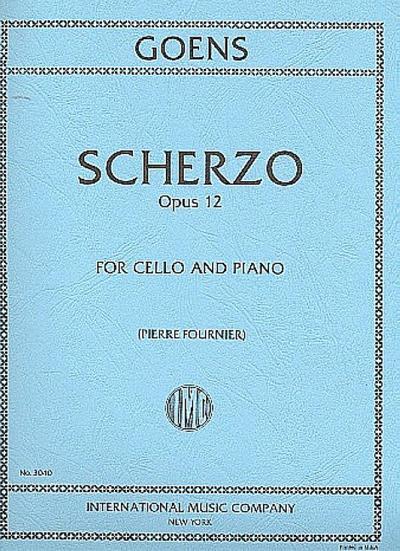 Scherzo op.12for cello and piano