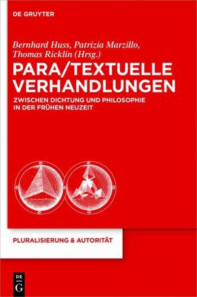 Para/Textuelle Verhandlungen zwischen Dichtung und Philosophie in der Frühen Neuzeit