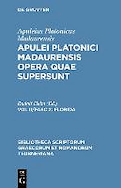Apulei Platonici Madaurensis opera quae supersunt Vol II/Fasc 2