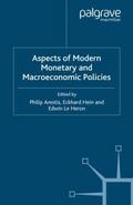 Aspects of Modern Monetary and Macroeconomic Polic