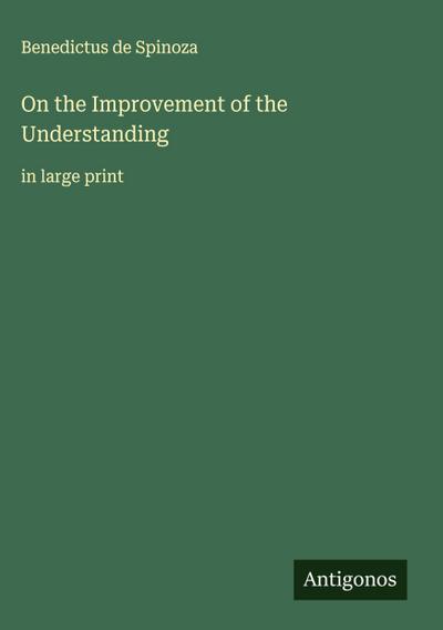 On the Improvement of the Understanding
