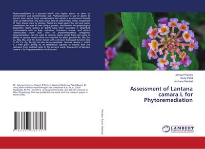 Assessment of Lantana camara L for Phytoremediation