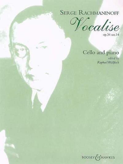 Vocalise op. 34/14. Violoncello und Klavier