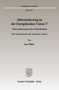 Alterssicherung in der Europäischen Union V.