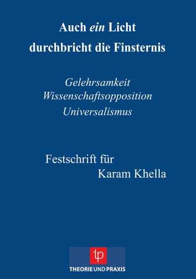 Auch ein Licht durchbricht die Finsternis