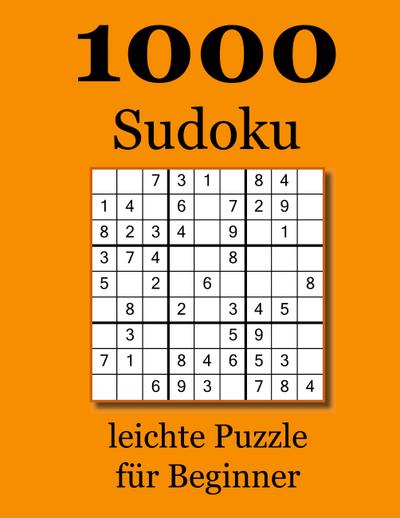 1000 Sudoku leichte Puzzle für Beginner