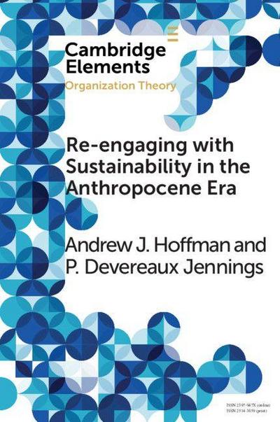 Re-engaging with Sustainability in the Anthropocene             Era
