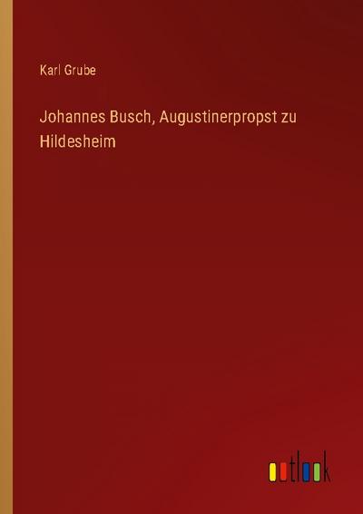 Johannes Busch, Augustinerpropst zu Hildesheim