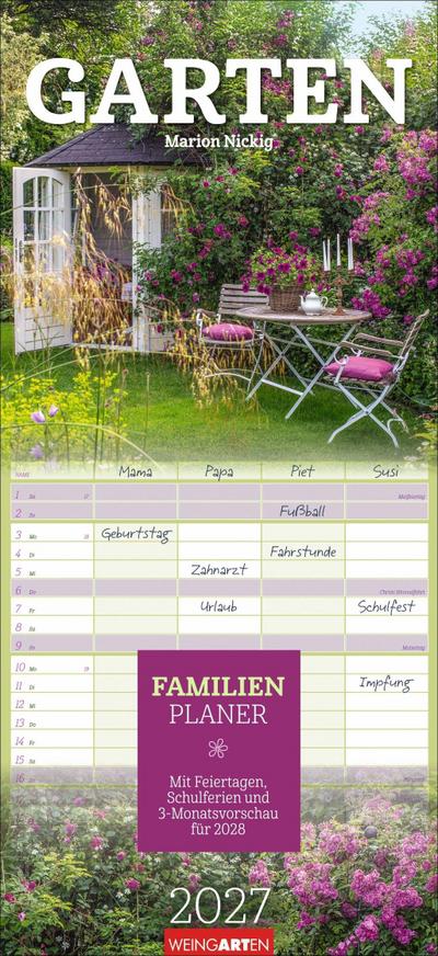 Garten Familienplaner 2027