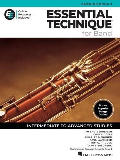 Essential Technique for Band - Bassoon Book 3 with Online Resources