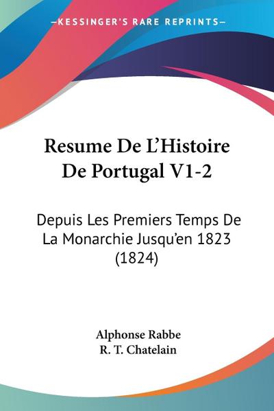 Resume De L’Histoire De Portugal V1-2