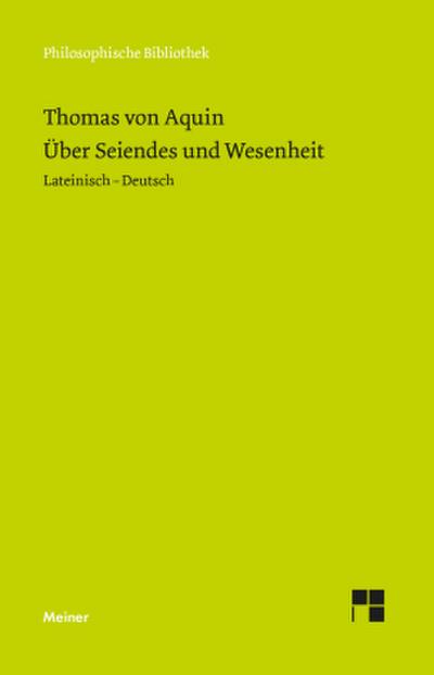 Über Seiendes und Wesenheit