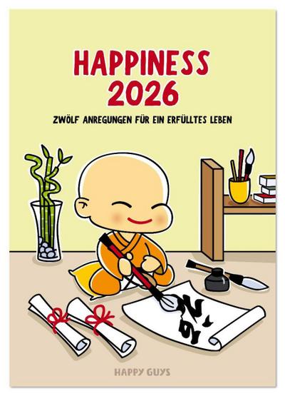 Happiness 2026 (Wandkalender 2026 DIN A3 hoch), CALVENDO Monatskalender