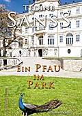 Ein Pfau im Park