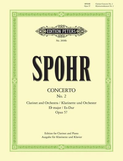 Spohr, L: Clarinet Concerto No. 2 in E Flat Op. 57 (Edition