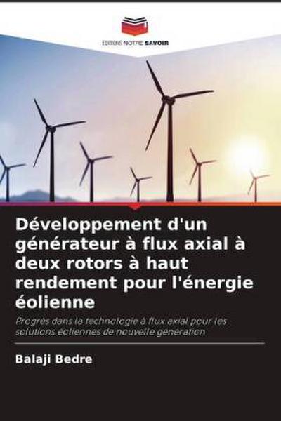 Développement d’un générateur à flux axial à deux rotors à haut rendement pour l’énergie éolienne