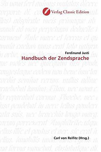 Handbuch der Zendsprache