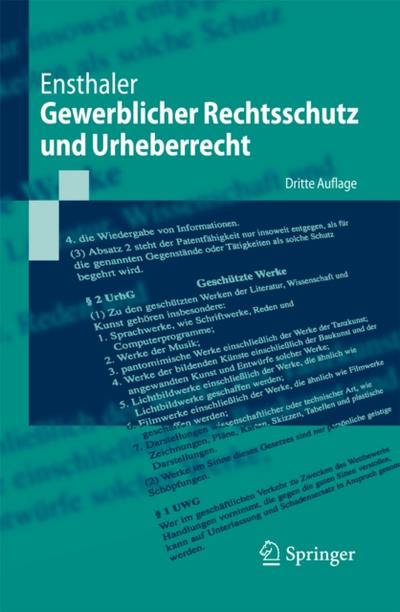 Gewerblicher Rechtsschutz und Urheberrecht