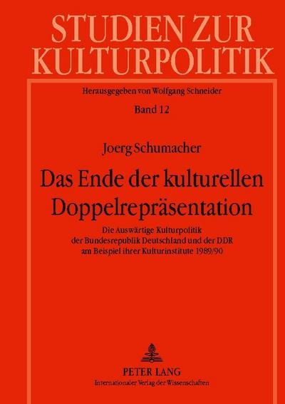 Das Ende der kulturellen Doppelrepräsentation