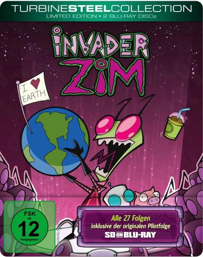 Invader ZIM - Die komplette Serie, 2 Blu-ray (SD on Blu-ray)