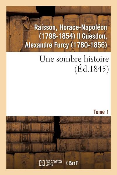 Une Sombre Histoire. Tome 1