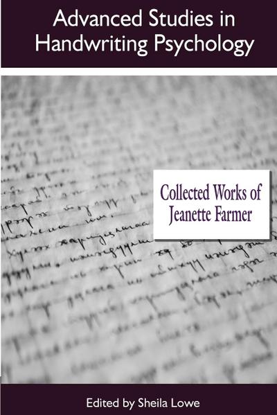 Advanced Studies in Handwriting Psychology