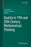 Duality in 19th and 20th Century Mathematical Thin
