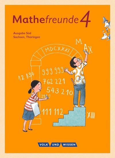 Mathefreunde - Süd 4. Schuljahr - Schülerbuch mit Kartonbeilagen