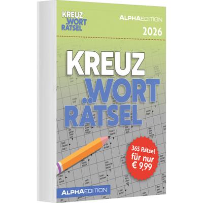 Das tägliche Kreuzworträtsel 2026 Tagesabreißkalender - 11,8x15,9 - Rätselkalender - Knobelkalender - Tischkalender