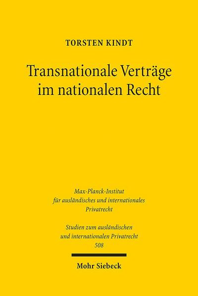 Transnationale Verträge im nationalen Recht