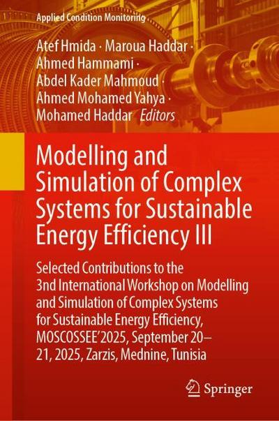 Modelling and Simulation of Complex Systems for Sustainable Energy Efficiency III